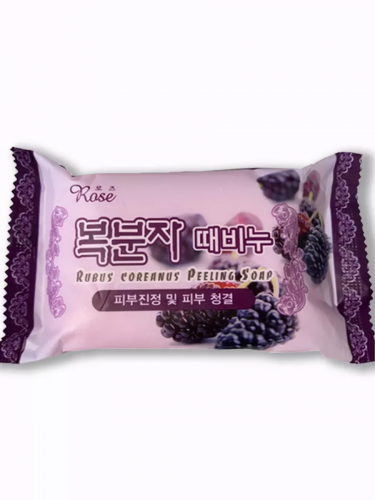 ROSE/ Мыло-пилинг с тутовником Rubus Coreanus Peeling Soap 150 гр.