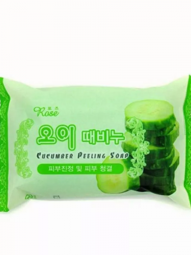 ROSE/ Мыло-пилинг с экстрактом огурца Cucumber Peeling Soap 150 гр.