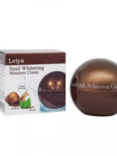 LEIYA/ Крем для лица с муцином улитки Snail Whitening Moisture Cream, 85 мл.