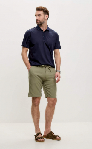 Шорты лен F111-0960-1 olive