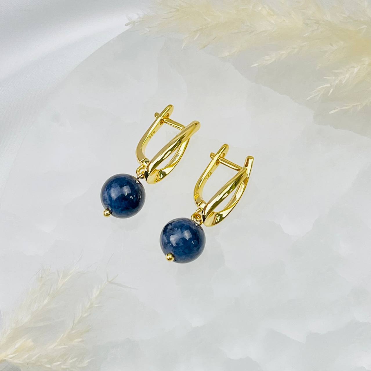 Радуга Самоцветов Серьги из Сапфира