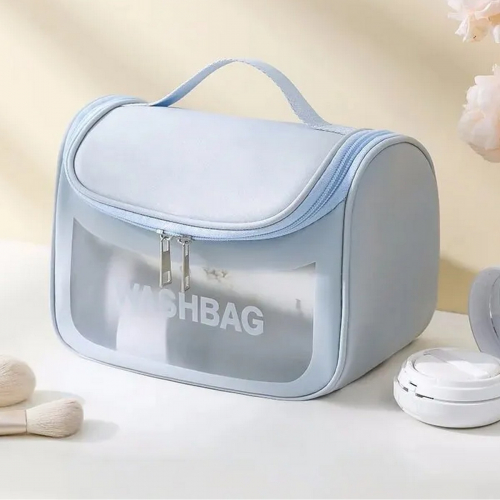 Kristaller Косметичка женская Washbag zippered envelope, голубой