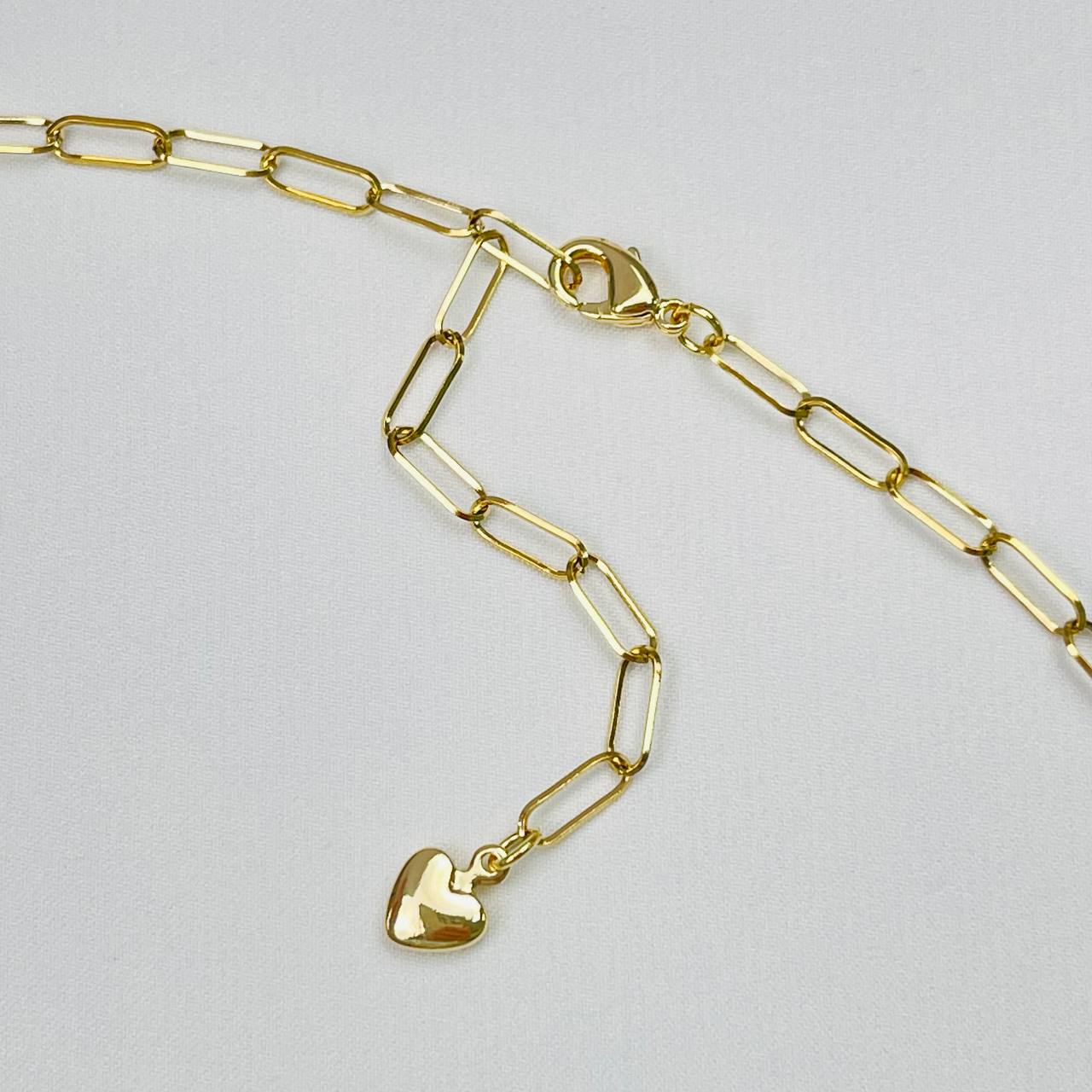 Радуга Самоцветов Колье на цепочке с Гранатом, Пиритом, Жемчугом и Перламутром