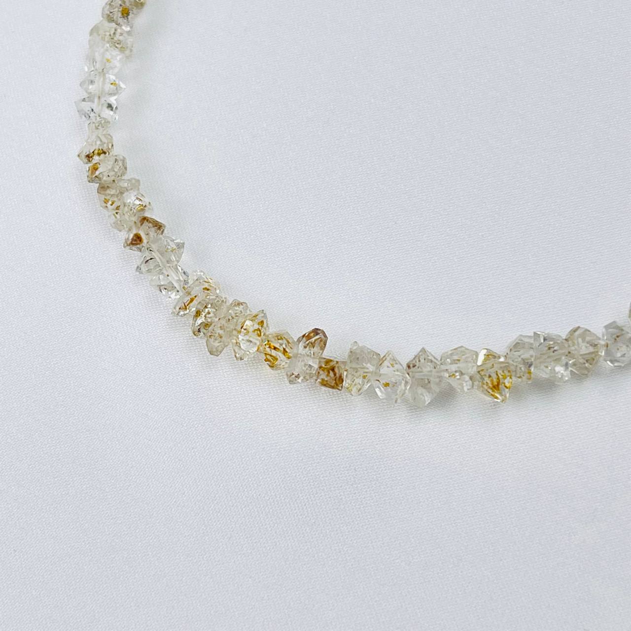 Радуга Самоцветов Колье из Херкимерского Алмаза