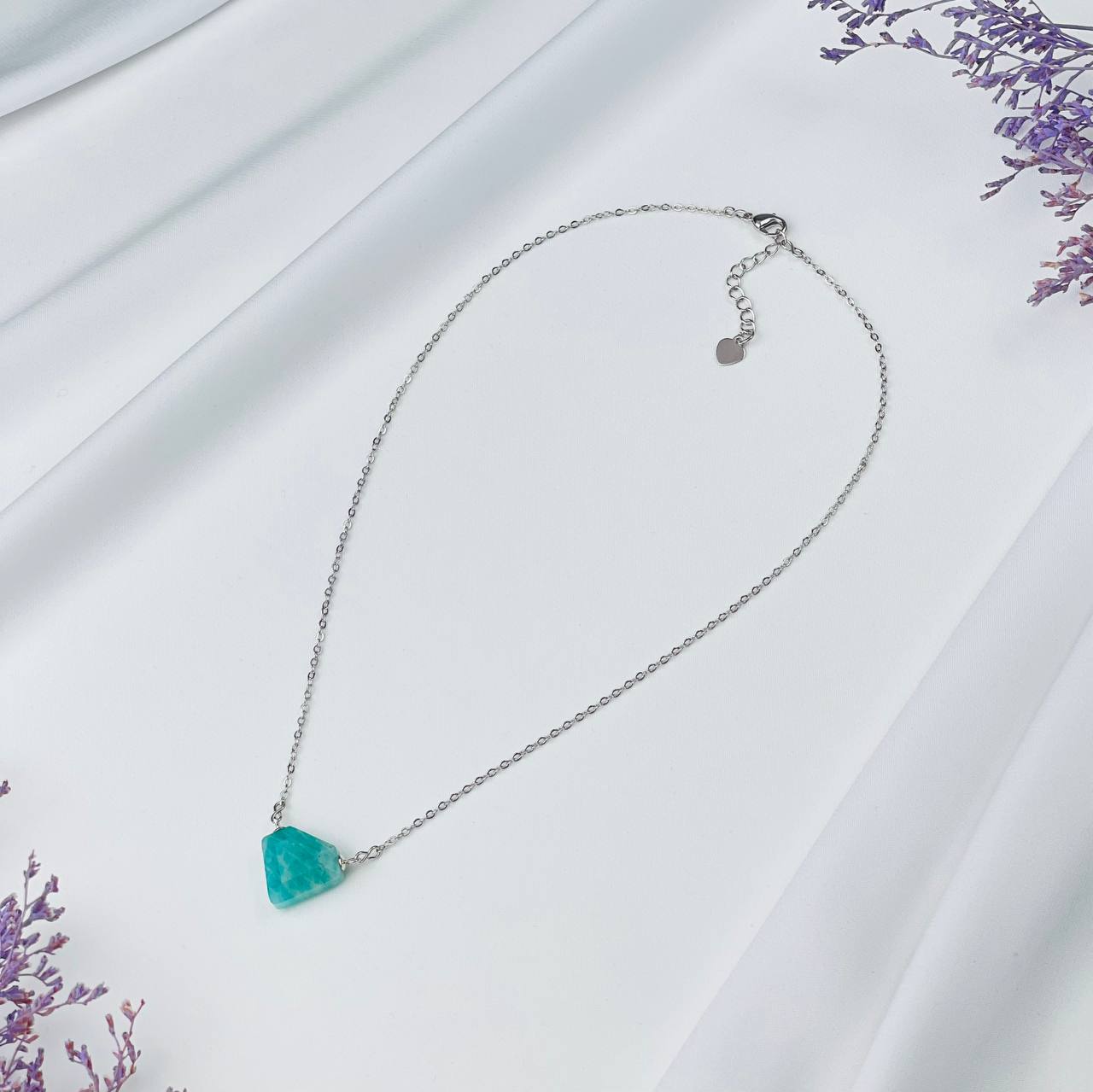 Радуга Самоцветов Кулон на цепочке из Амазонита