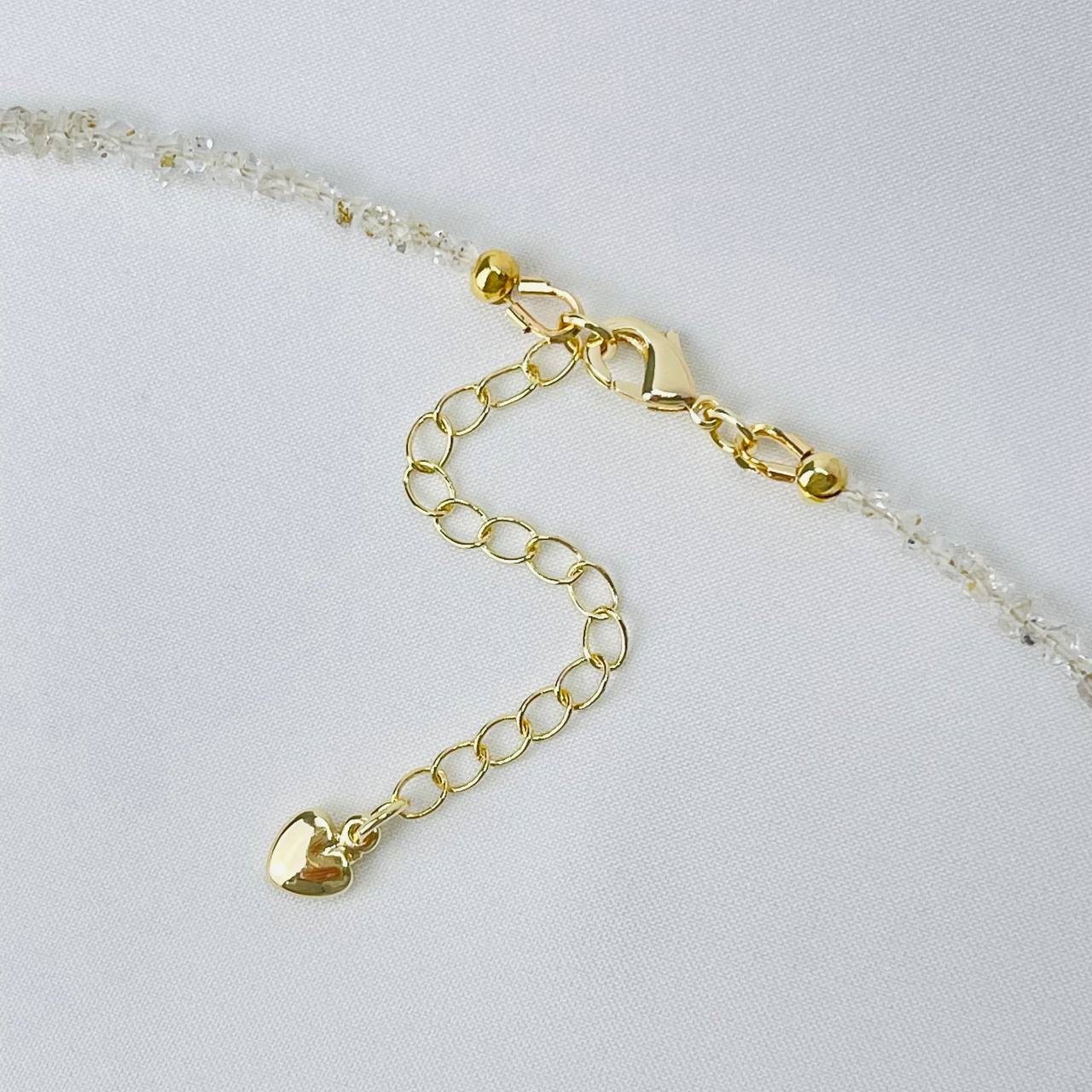 Радуга Самоцветов Колье из Херкимерского Алмаза