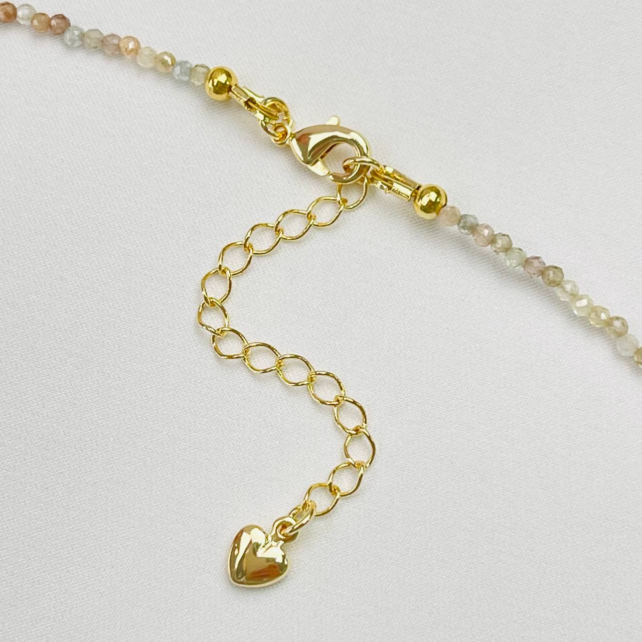 Радуга Самоцветов Чокер из Циркона