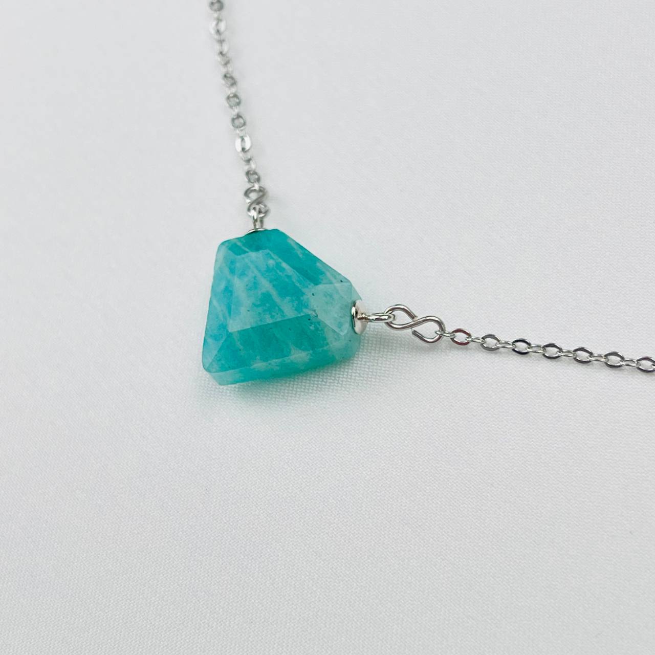 Радуга Самоцветов Кулон на цепочке из Амазонита