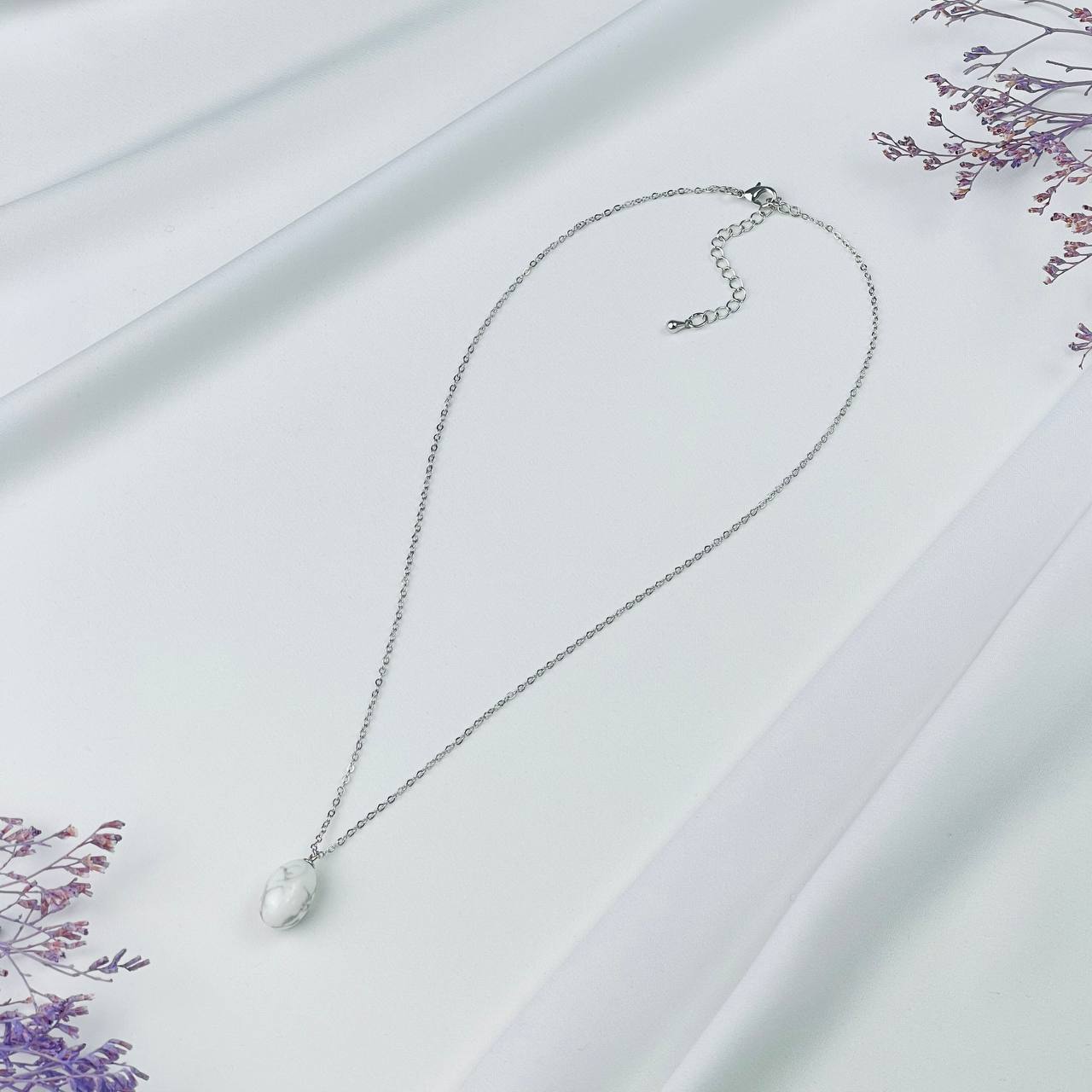 Радуга Самоцветов Кулон на цепочке из Говлита