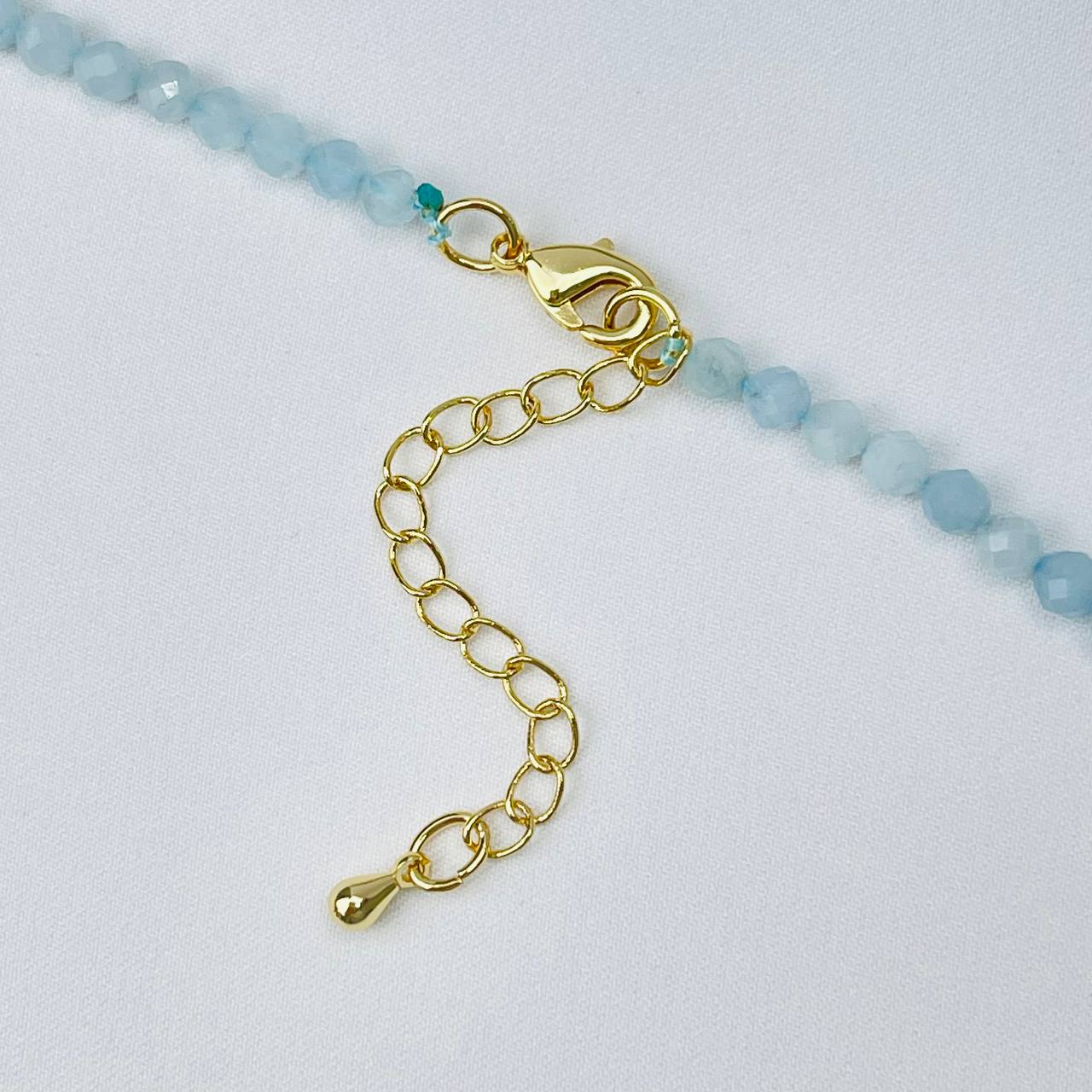 Радуга Самоцветов Колье из Аквамарина