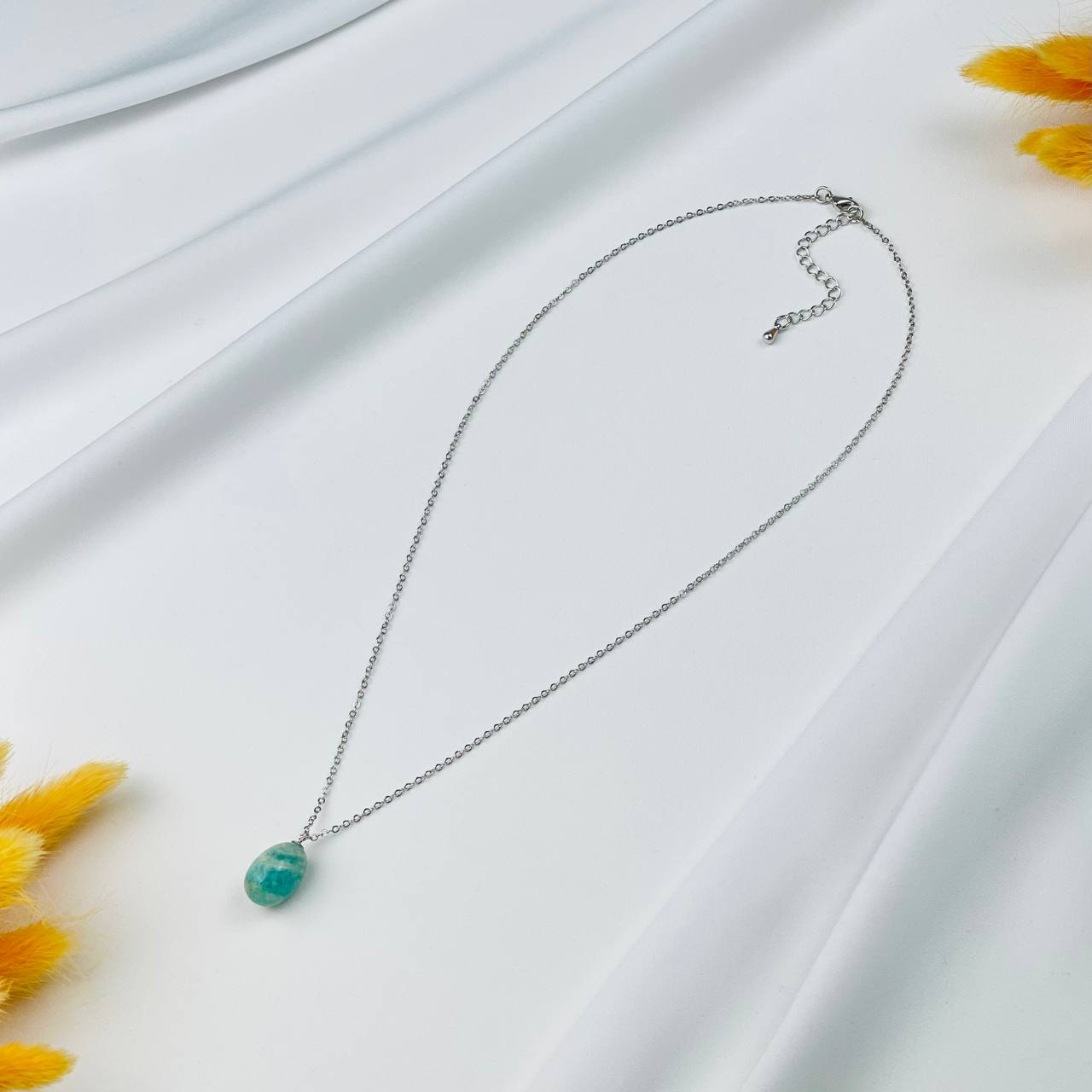 Радуга Самоцветов Кулон на цепочке из Амазонита