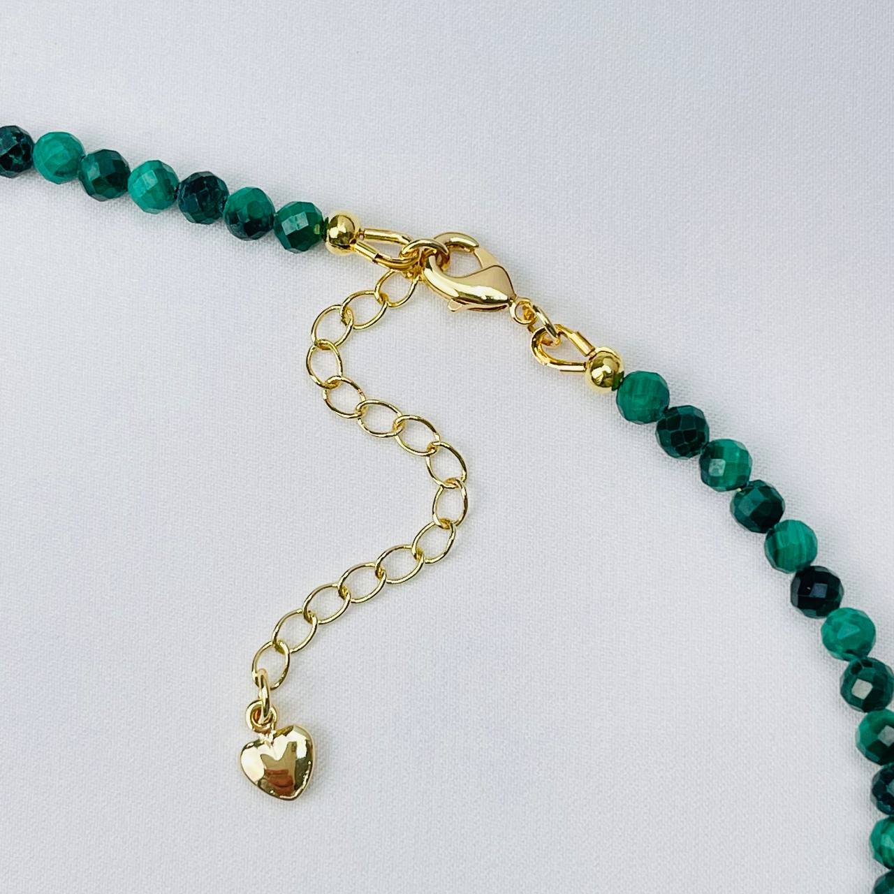 Радуга Самоцветов Колье из Малахита