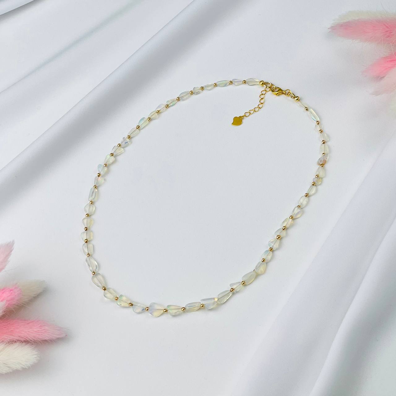 Радуга Самоцветов Чокер из Опала