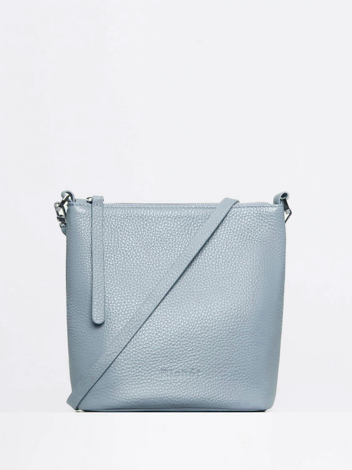 Сумка: Женская кожаная сумка Richet 3245LN 947 Голубой