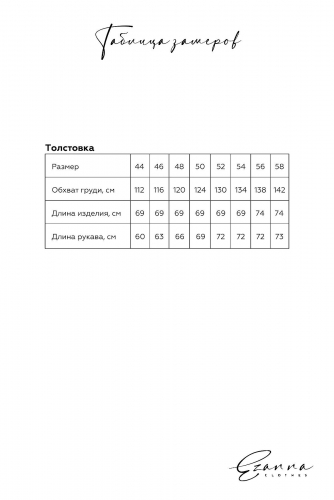 Толстовка EZANNA, 1104262 M1To233F3 Снежная мята