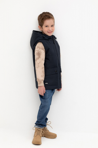 Crockid Жилет ВК 35011/15 ГР (128-158) индиго Crockid