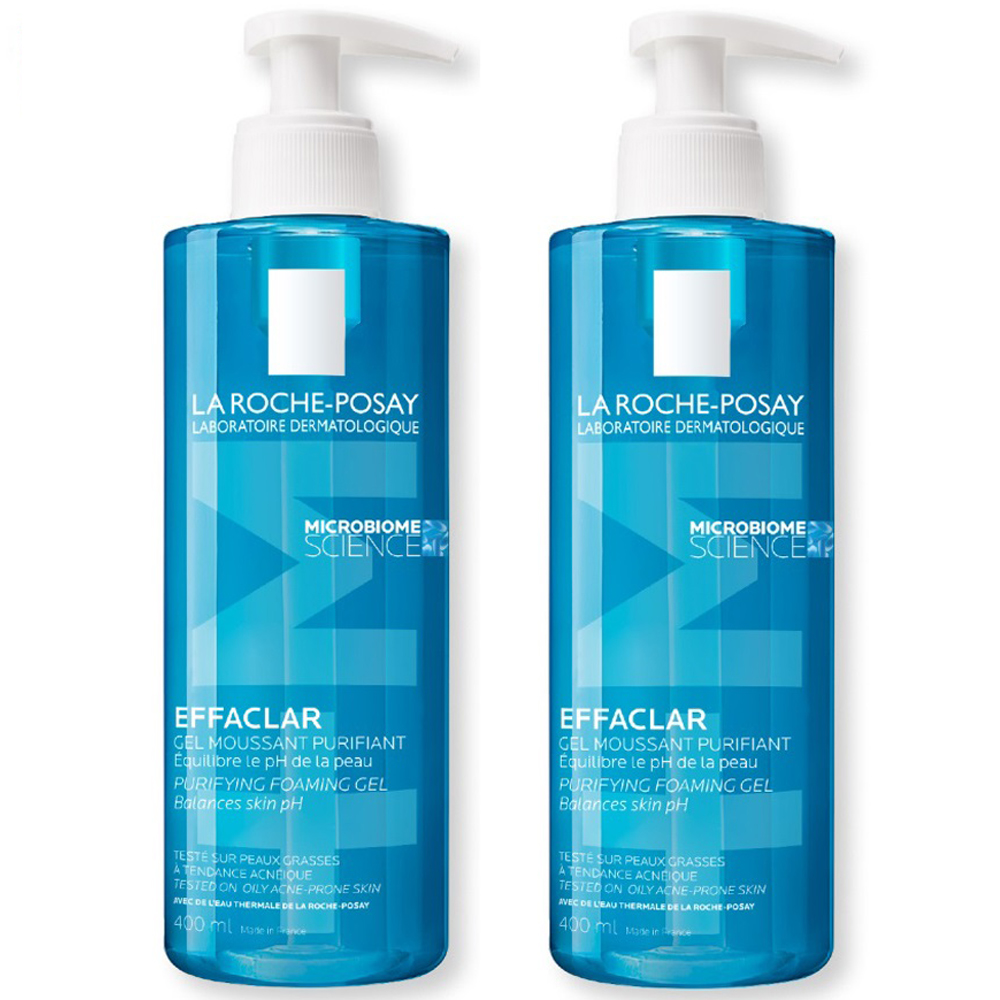 Очищающий гель для лица Effaclar, 400 мл х 2 шт