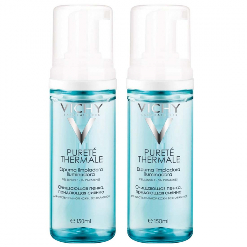 VICHY  Пенка для умывания увлажняющая Purete Thermal, 150 мл х 2 шт