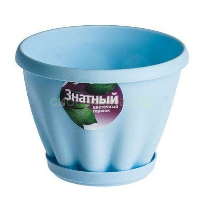 Пластик Горшок Знатный с под.2л (гол)