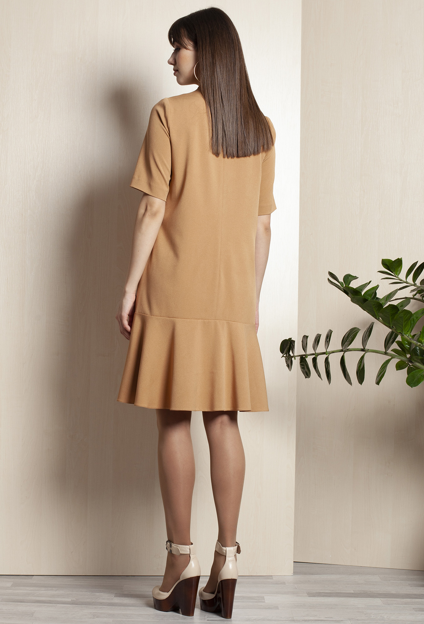 ст. цена1699руб.! Платье Elletto 1755 горчица