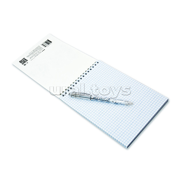 Блокнот 48л. клетка А5 на гребне, обл. лам. карт