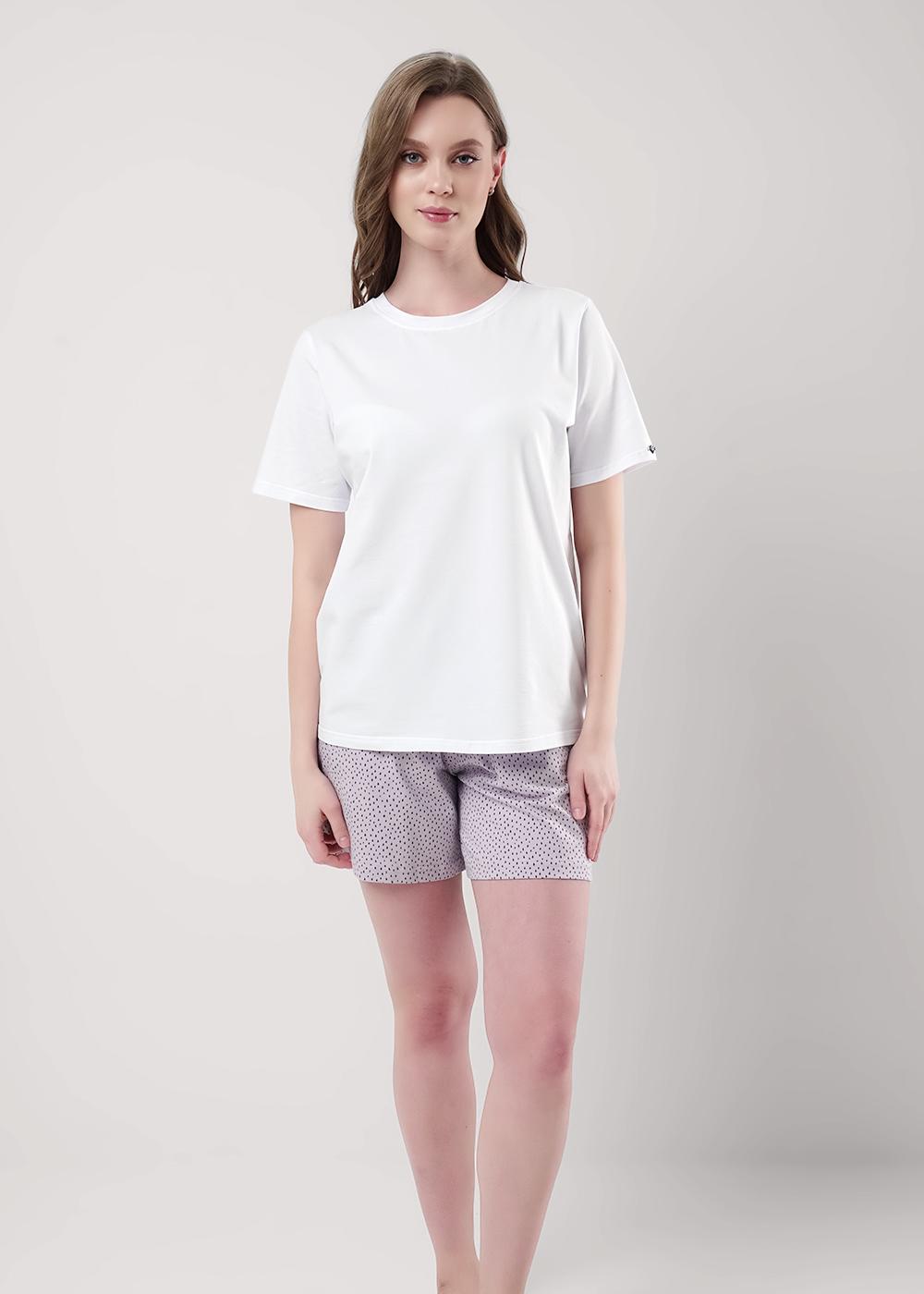 Ст.цена 690р CLE LSH25-968 Шорты женские для дома LSH25-968 св.сиреневый/фиолетовый