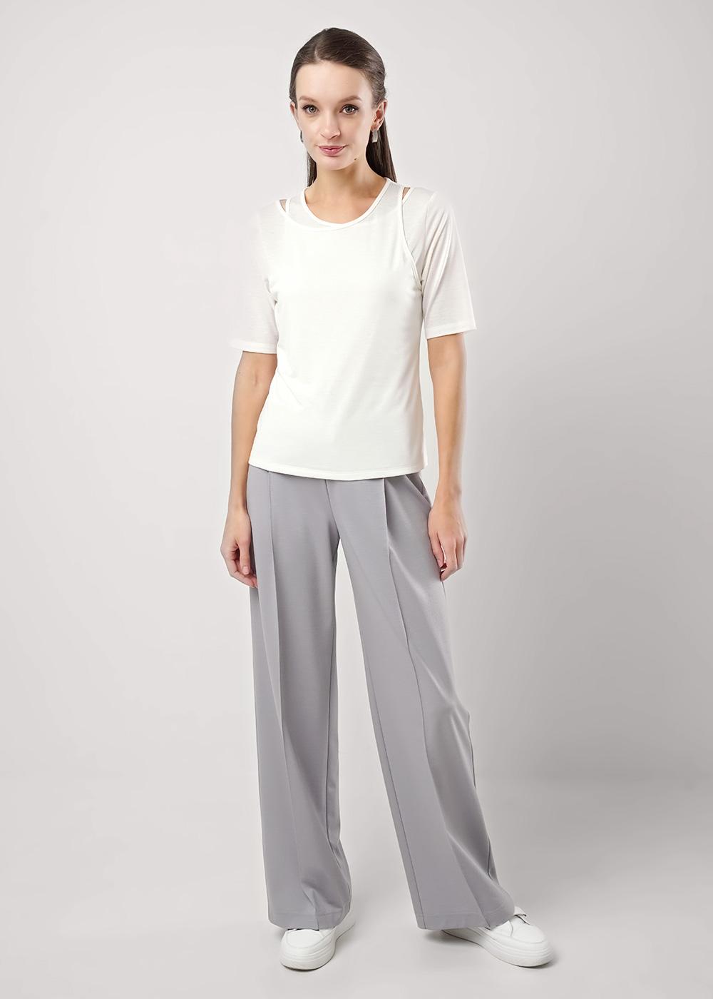 Ст.цена 590р CLE 256824/167в Джемпер женский 256824/167в молочный