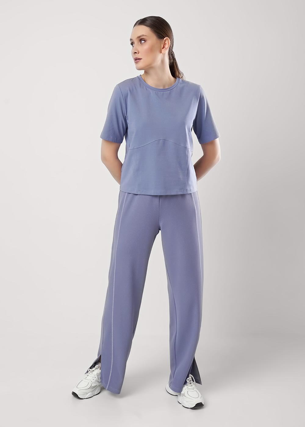 Ст.цена 690р CLE 256757/168г_п Футболка женская 256757/168г_п т.голубой