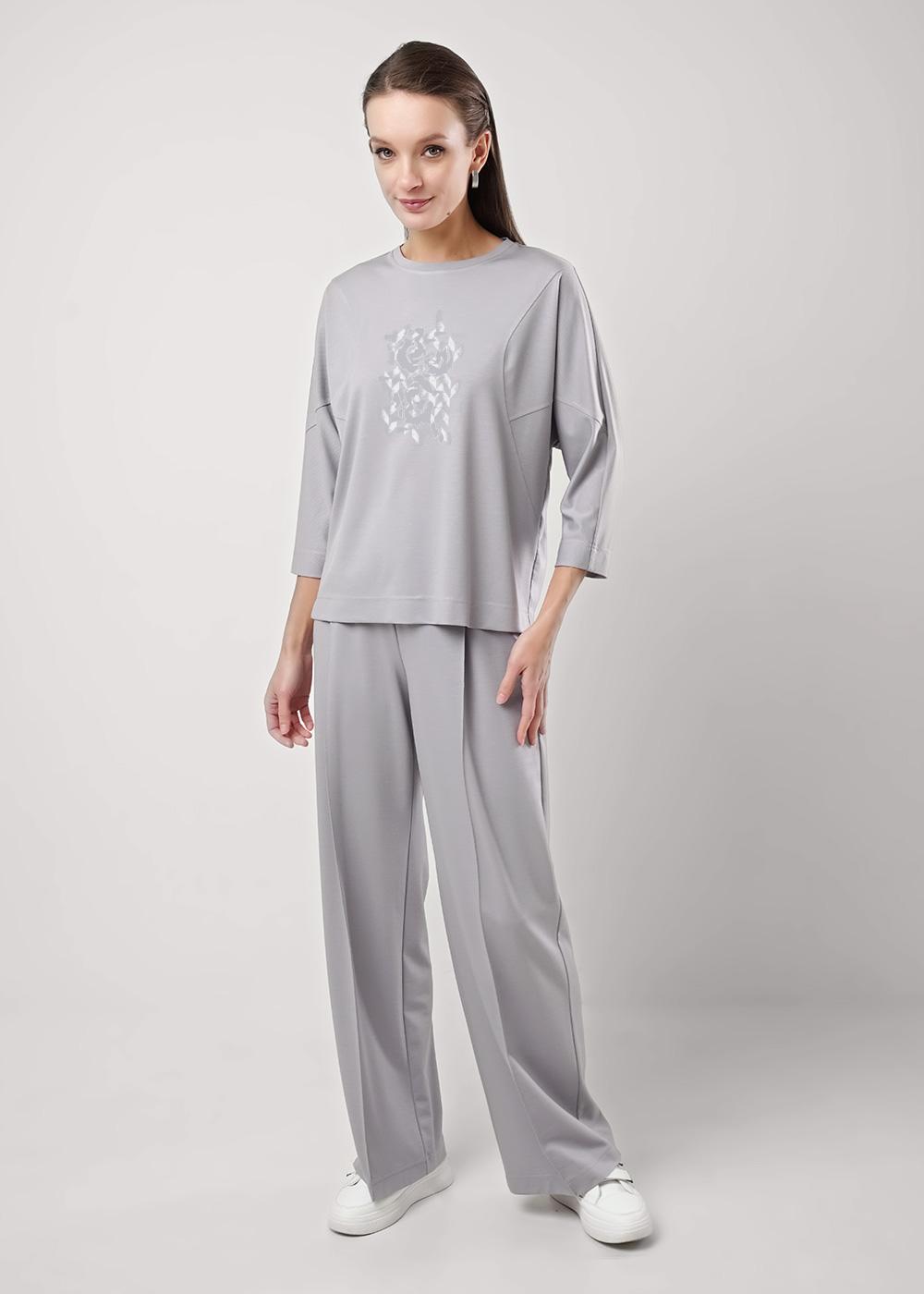 Ст.цена 1100р CLE 256819/167сд_п Джемпер женский 256819/167сд_п Серый