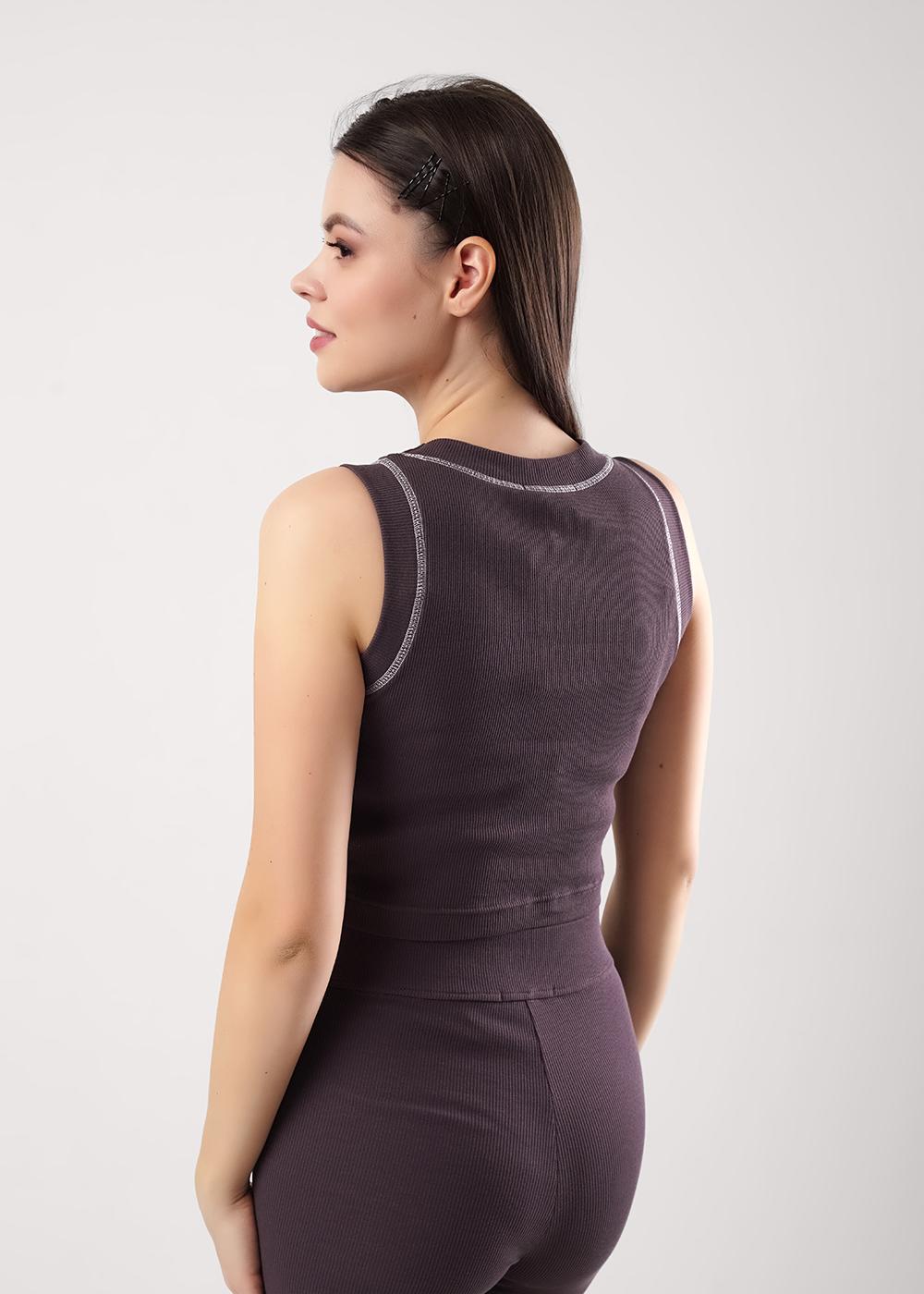 Ст.цена 550р CLE LM25-1159/1 Майка женская для дома LM25-1159/1 кофейный