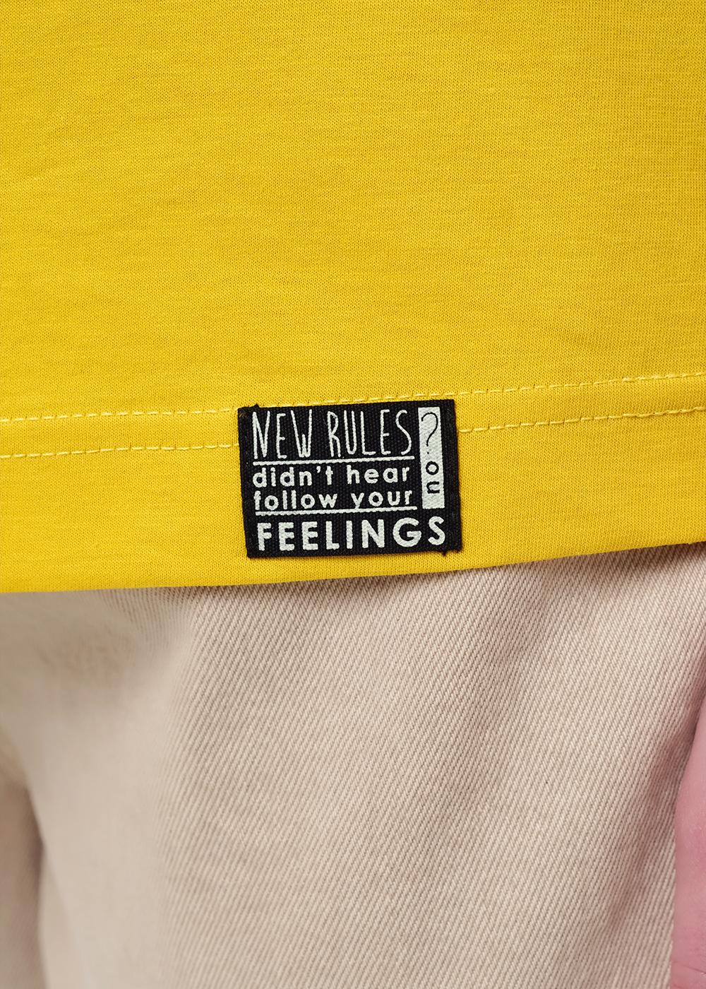 Ст.цена 590р CLE LF25-968 Футболка женская LF25-968 т.жёлтый