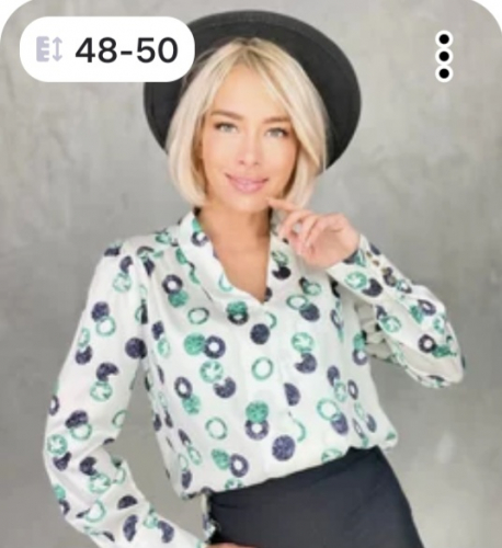 Шелкова блуза 