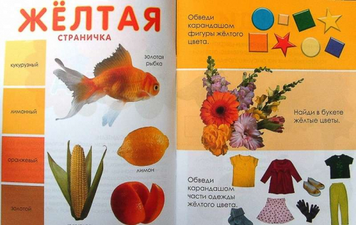 Цвета:свойства. Примеры.Здания; сер.Готовимся к школе играя.