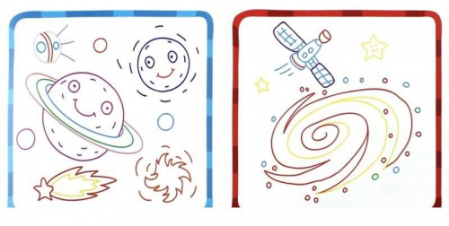 Космос 1+: книжка-гармошка. - Изд. 2-е