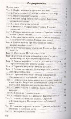 КИМ Биология 8 кл. ФГОС