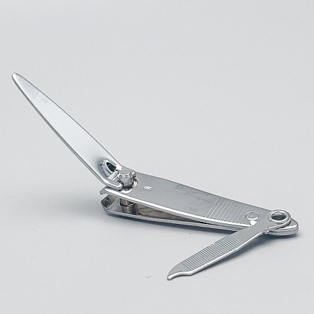Zinger Книпсер для ногтей малый с пилкой / Classic SLN 602-F, 9 мм