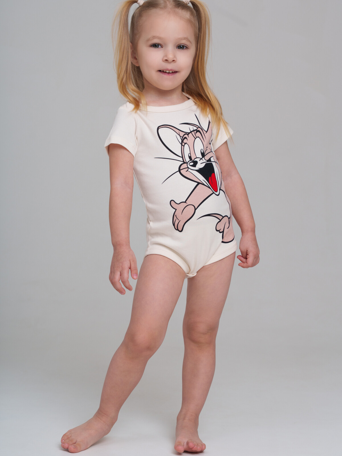 Боди детское трикотажное для девочек, 2 шт в комплекте