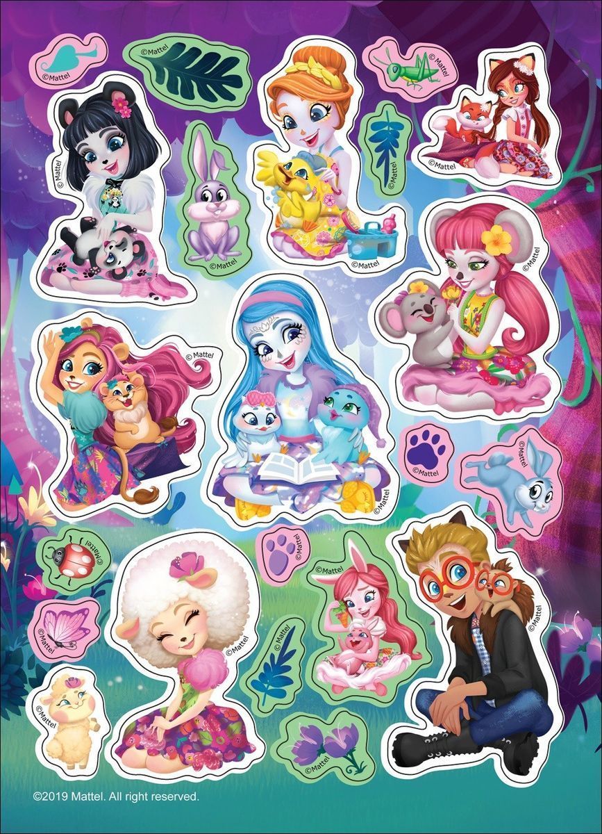 ТМ Enchantimals. Коллекция наклеек