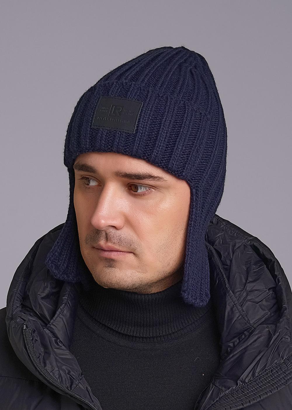 CLE 433962ап флис Шапка мужская 433962ап флис т.синий