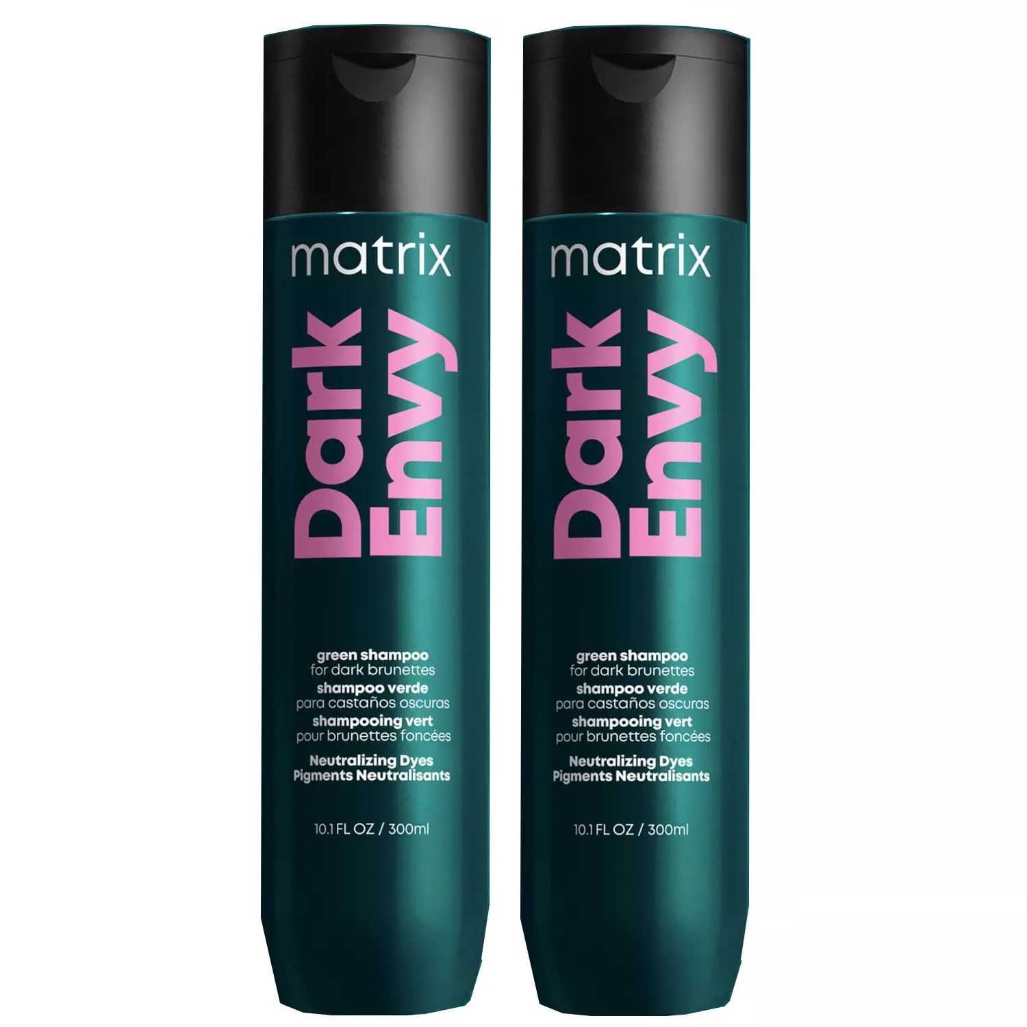 MATRIX Шампунь для нейтрализации красных оттенков у брюнеток Dark Envy, 2 х 300 мл