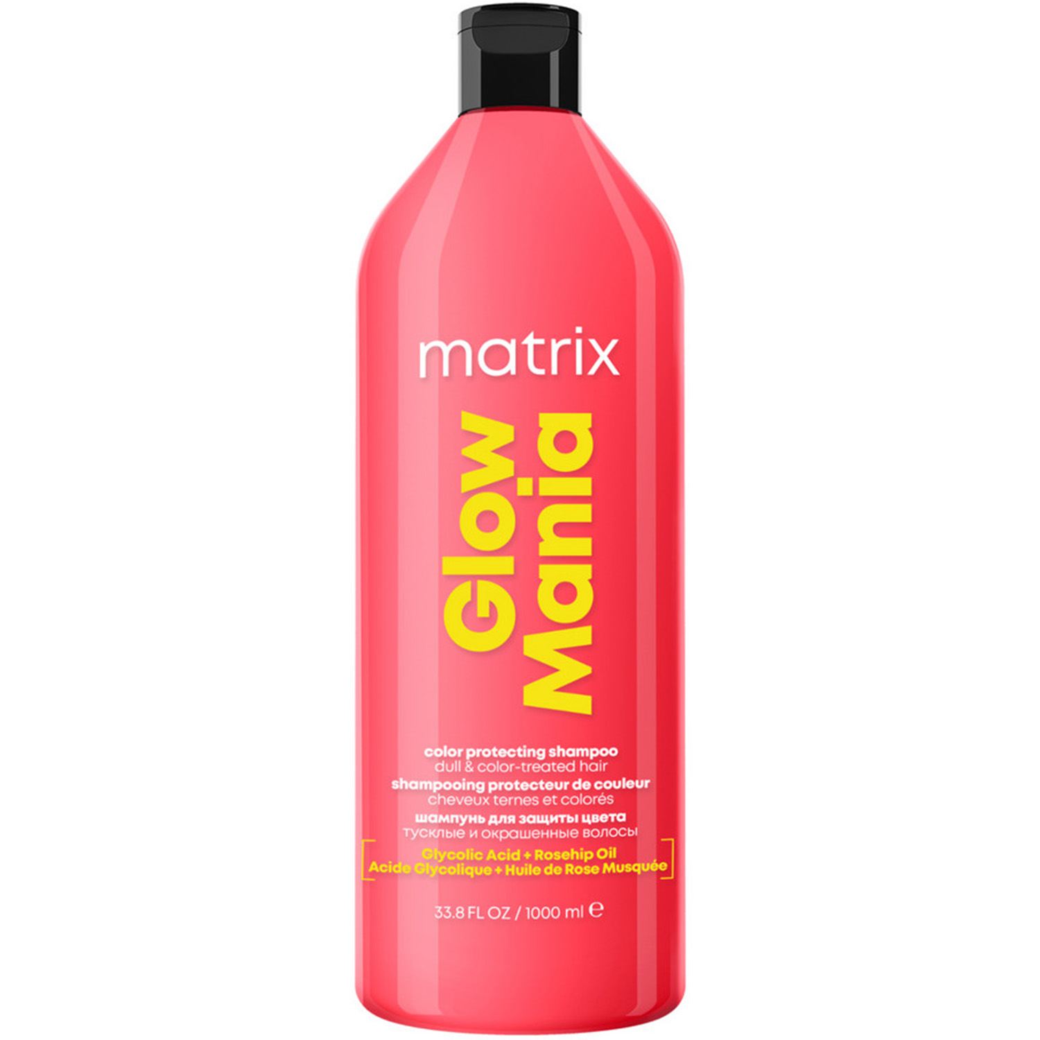 MATRIX Бессульфатный шампунь для блеска окрашенных волос Glow Mania, 1000 мл