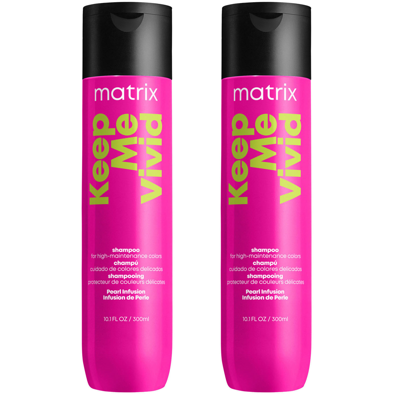 MATRIX Шампунь для сохранения яркого цвета волос Keep Me Vivid, 2 х 300 мл