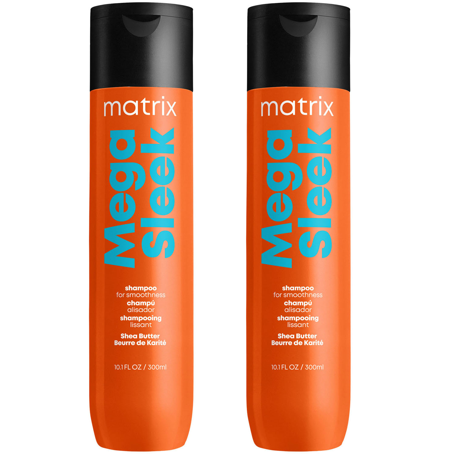 MATRIX Разглаживающий шампунь с маслом ши Mega Sleek, 2 х 300 мл