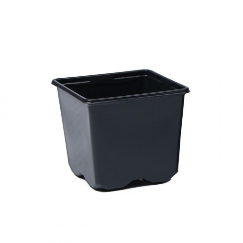 Горшок для рассады, 520 мл, 9×9×8 см, чёрный, Greengo