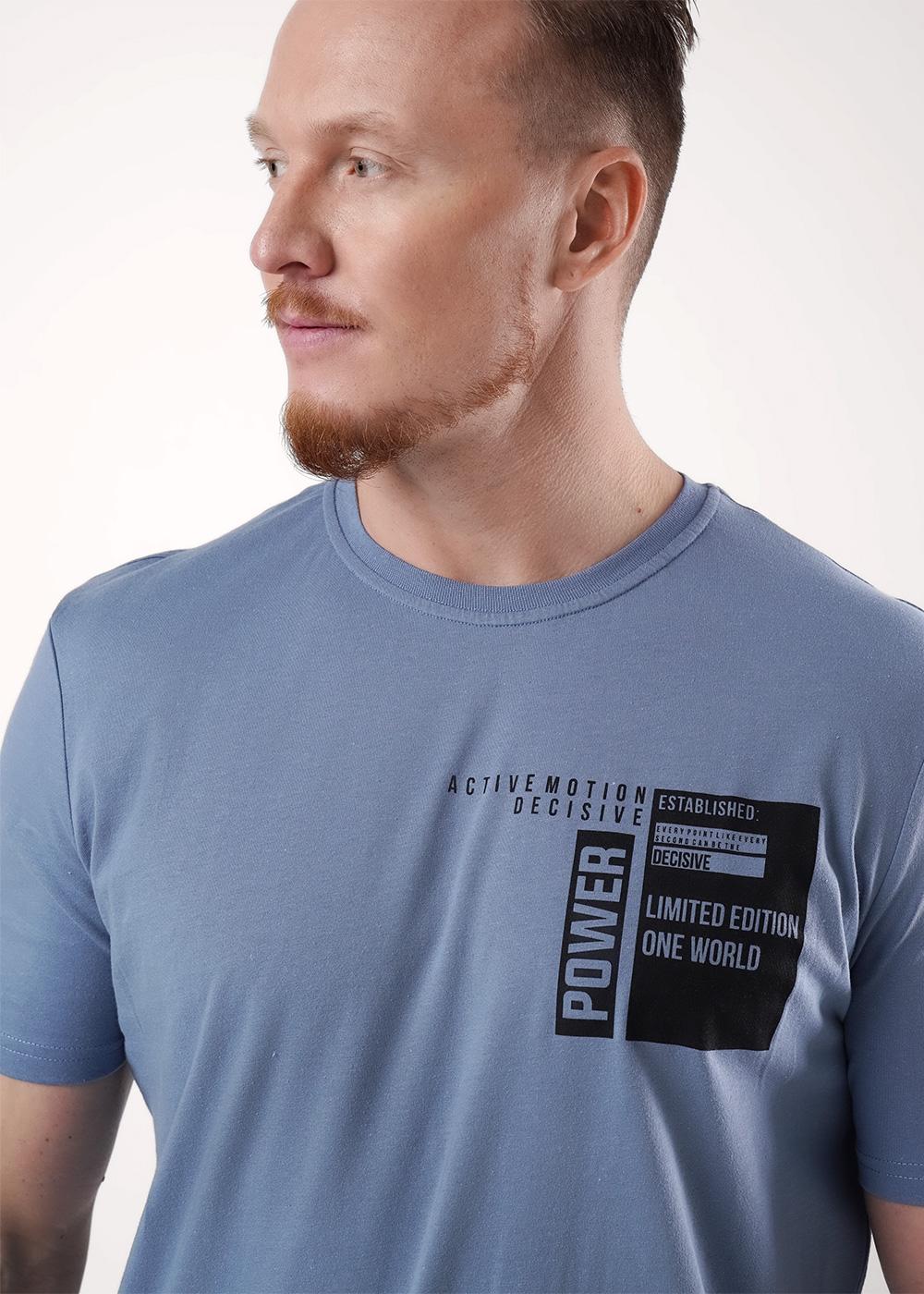 ЭЙС 600311/48ккп Футболка мужская 600311/48ккп т.голубой