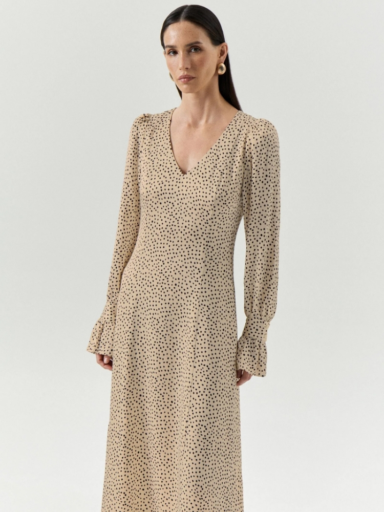 Платье миди из 100% вискозы ,
100% вискоза ,