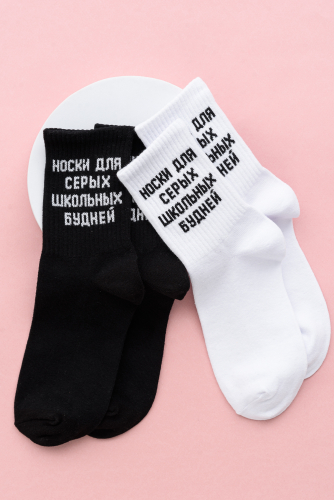 Носки женские Школьные будни (набор 2 пары)