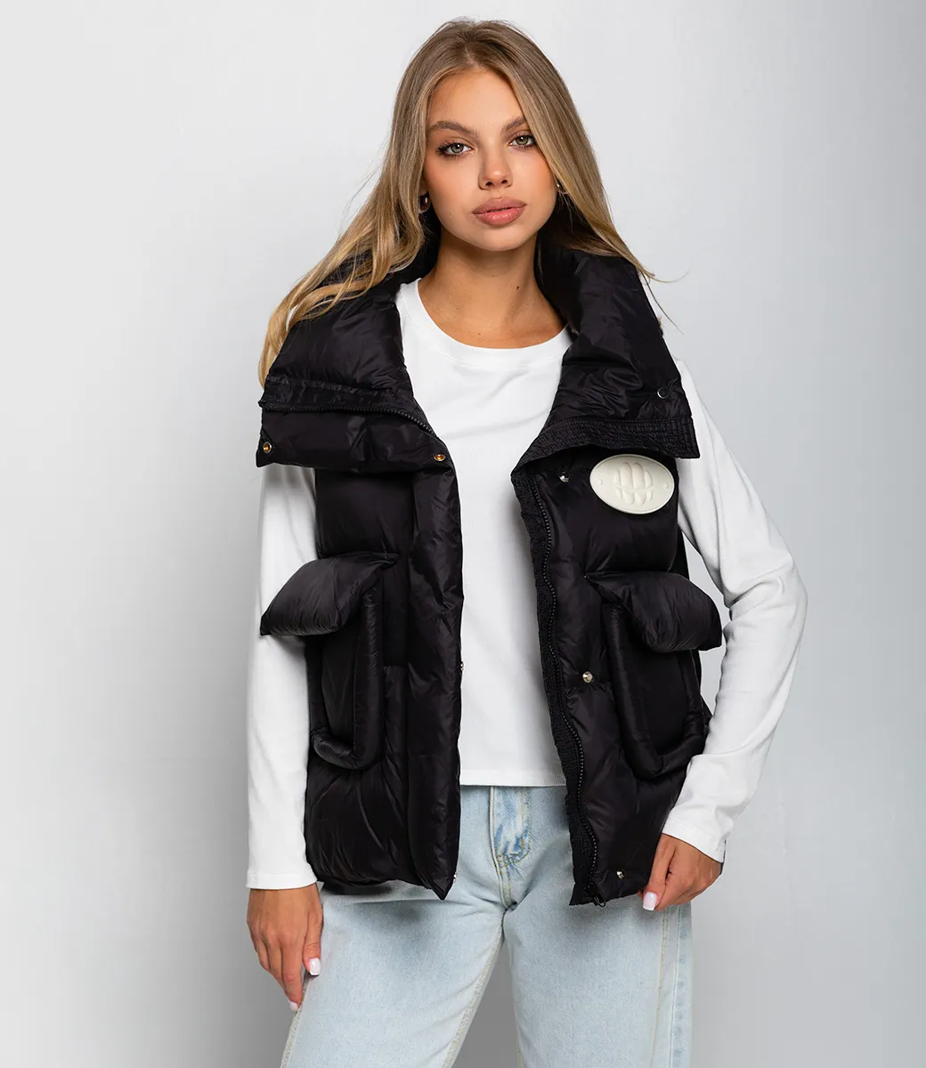 Жилет #КТ6210 (2), чёрный