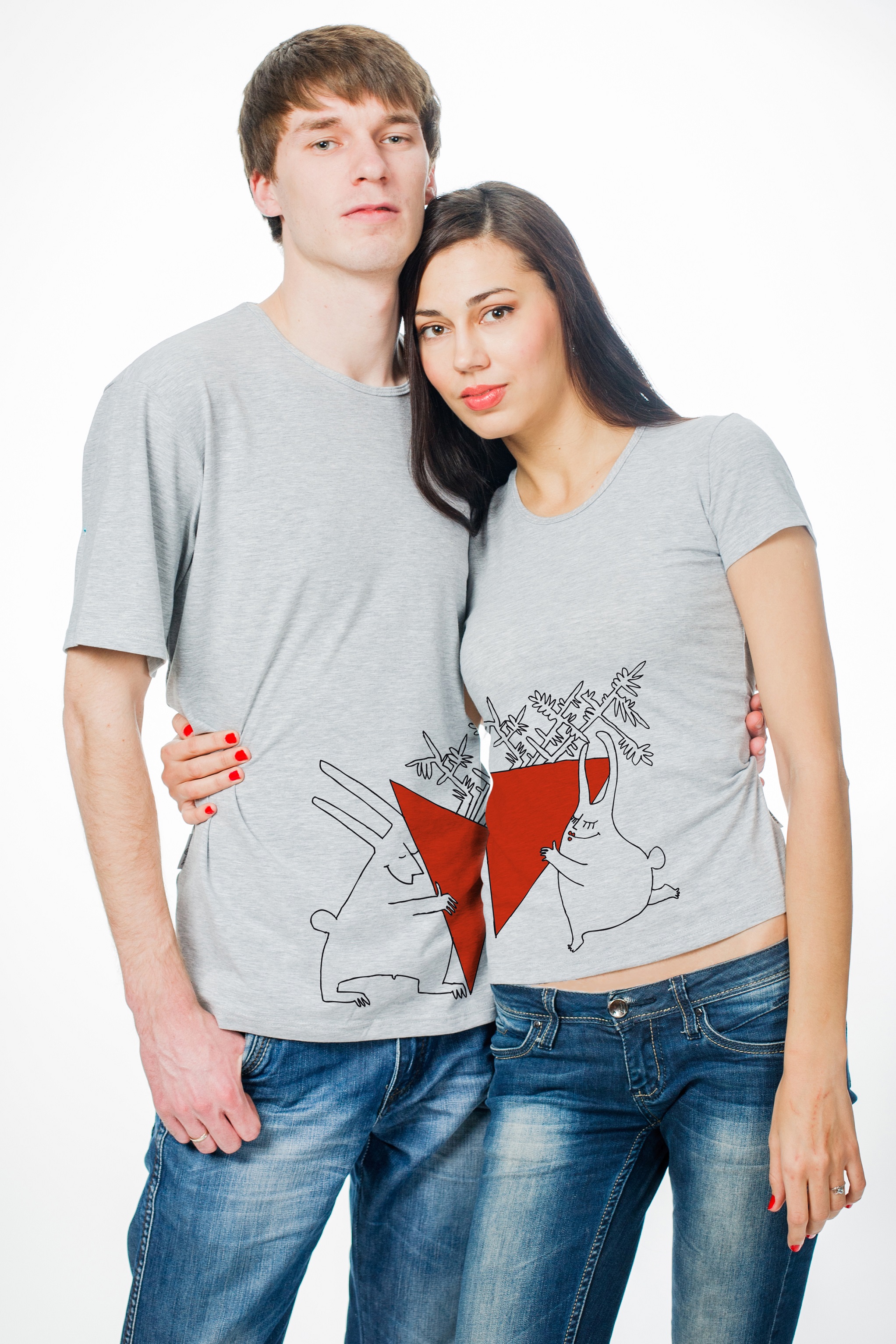 Совместные футболки для влюбленных