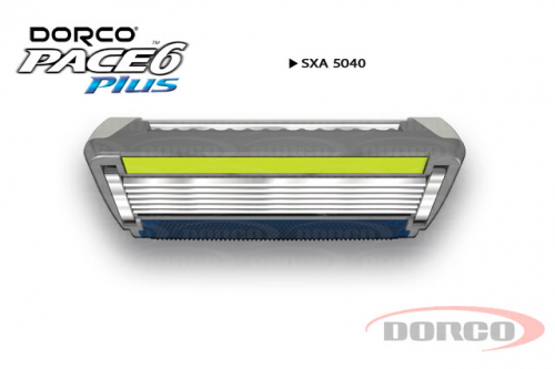 Сменные картриджи Dorco PACE6 PLUS SXA-5040 (4зап.) с 6 лезвиями